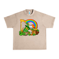 French Oak st patricks day  rainbow shamrocks Urban Heavy Tee - AdoDesignShop