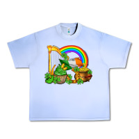 Grape Ice st patricks day  rainbow shamrocks Urban Heavy Tee - AdoDesignShop
