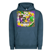 Pigment Midnight Navy cajun to the core Urban Hoodie - CowGirlArtShop