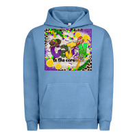 Pigment Pebble Blue cajun to the core Urban Hoodie - CowGirlArtShop