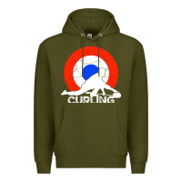 Army Green Curling Premium Hoodie - Bettercallsaul