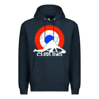 Navy Curling Premium Hoodie - Bettercallsaul
