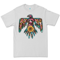 Dove Grey pinky western sunflower thunderbird Premium Tee - BarkalooDesign