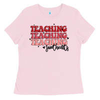 Bubblegum Pink teaching Ladies Tee - MaliasSmallBusiness