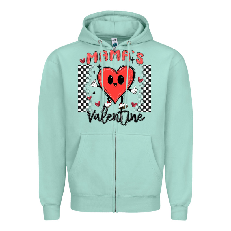 Mama's Valentine Zipper Hoodie by MaliasSmallBusiness | Teevron