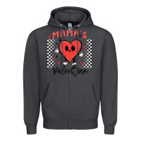 Smoke mama's valentine Zipper Hoodie - MaliasSmallBusiness