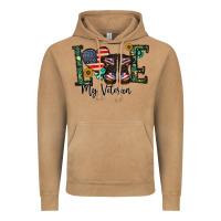 Vintage Camel love my veteran Vintage Hoodie - CowhideDigitalArt