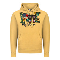 Vintage Mustard love my veteran Vintage Hoodie - CowhideDigitalArt