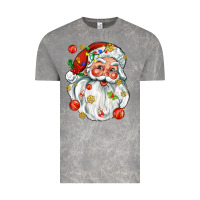 Cloud Rock santa with little christmas Vintage Tee - AdoDesignShop