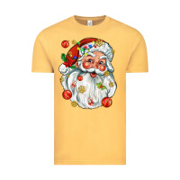 Vintage Mustard santa with little christmas Vintage Tee - AdoDesignShop