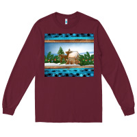 Burgundy christmas cookie jar Long Sleeve Tee - Jasminsmagicworld
