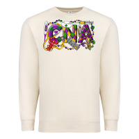 Sandshell CNA Certified Nursing Assistant Mardi Gras Premium Sweatshirt - LillyAllenDesigns