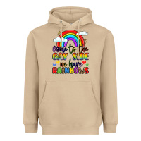 Mushroom come to the gay side we have rainbows Heavyweight Hoodie - LillyAllenDesigns