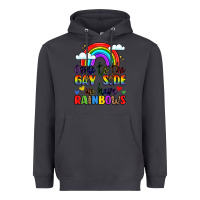 Smoke come to the gay side we have rainbows Heavyweight Hoodie - LillyAllenDesigns