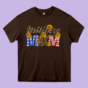 Military Mom With Soldier Boots Heavy Core Tee Designed By Artiststas
