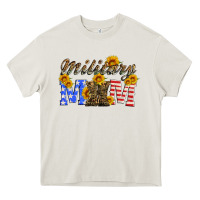 Cream military mom with soldier boots Heavy Core Tee - Artiststas