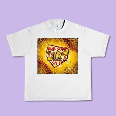 Rub Some Dirt On It Softball Urban Heavy Tee Designed By Jasminsmagicworld