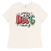 Bone crazy dog lady Ladies Tee - MaliasSmallBusiness