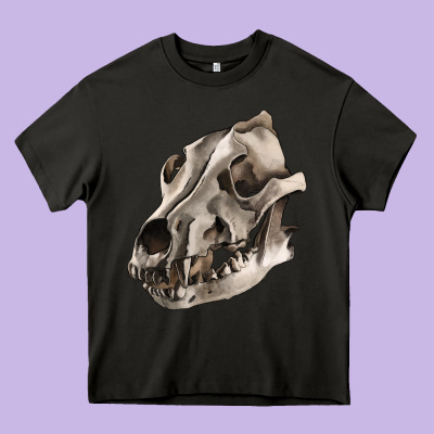 Heavy Core Tee Wolf skull