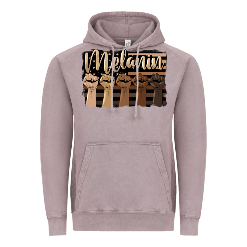 Melanin American Flag Vintage Hoodie by HRA Design Shop | Teevron