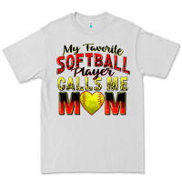 Dove Grey my favorite softball player calls me mom Premium Tee - Zillion Design Studio