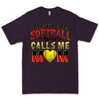 Plum my favorite softball player calls me mom Premium Tee - Zillion Design Studio