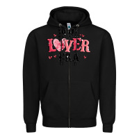 Black in my lover era Zipper Hoodie - MaliasSmallBusiness