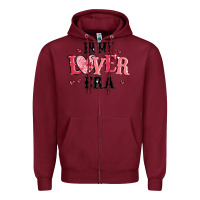 Burgundy in my lover era Zipper Hoodie - MaliasSmallBusiness