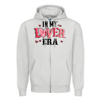 Dove Grey in my lover era Zipper Hoodie - MaliasSmallBusiness