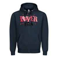 Navy in my lover era Zipper Hoodie - MaliasSmallBusiness