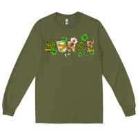 Army Green st patricks day nurse Long Sleeve Tee - BarkalooDesign