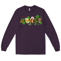 Plum st patricks day nurse Long Sleeve Tee - BarkalooDesign