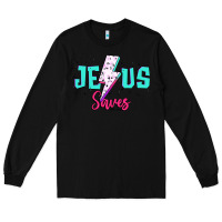 Black jesus saves Long Sleeve Tee - JahusDesignShop