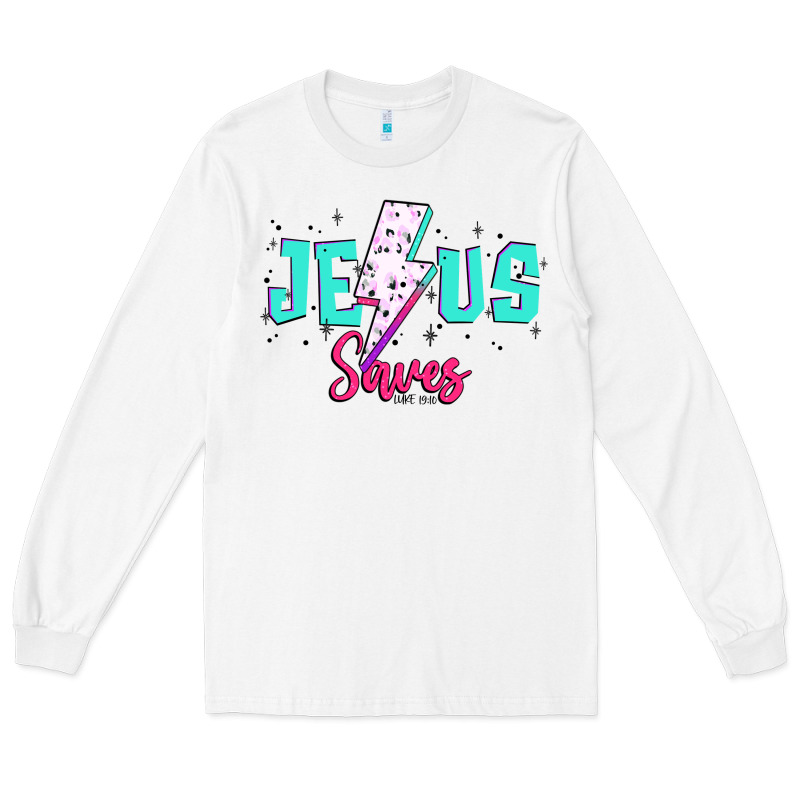 Jesus Saves Long Sleeve Tee by JahusDesignShop | Teevron