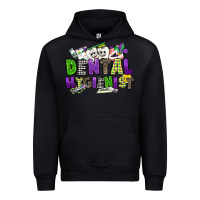 Black dental hygienest mardi gras Urban Hoodie - CowGirlArtShop
