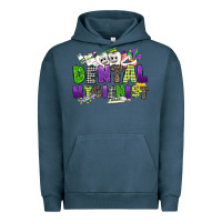 Pigment Midnight Navy dental hygienest mardi gras Urban Hoodie - CowGirlArtShop