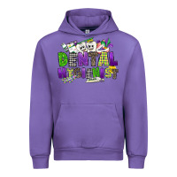 Tulip dental hygienest mardi gras Urban Hoodie - CowGirlArtShop