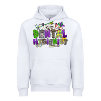White dental hygienest mardi gras Urban Hoodie - CowGirlArtShop
