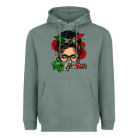 Sage mexicana woman messy bun Heavyweight Hoodie - LillyAllenDesigns