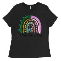 Black mom of both rainbow Ladies Tee - MaliasSmallBusiness