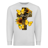 Dove Grey Western Faith Premium Sweatshirt - LillyAllenDesigns