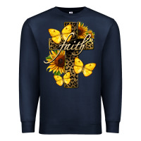 Navy Western Faith Premium Sweatshirt - LillyAllenDesigns