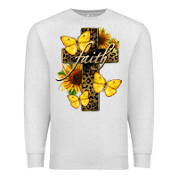Oatmeal Heather Western Faith Premium Sweatshirt - LillyAllenDesigns