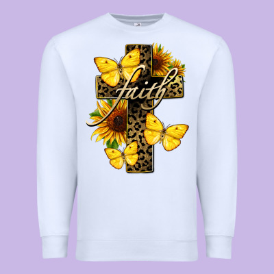 Western Faith Premium Sweatshirt Designed By Lillyallendesigns