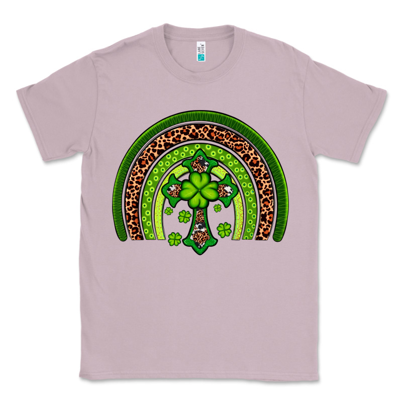Western Shamrock Cross Rainbow Classic Tee by Artiststas | Teevron