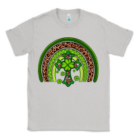 Moon Dust Western Shamrock Cross Rainbow Classic Tee - Artiststas
