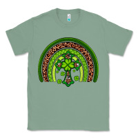 Sage Western Shamrock Cross Rainbow Classic Tee - Artiststas