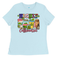 Baby Blue highly caffeinated Ladies Tee - JahusDesignShop