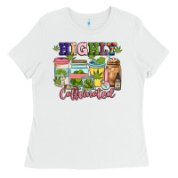 White highly caffeinated Ladies Tee - JahusDesignShop