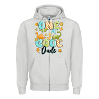 Dove Grey one cool dude Zipper Hoodie - MaliasSmallBusiness